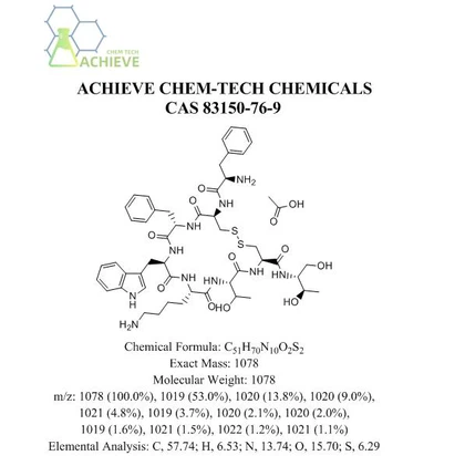 Octreotide Acetate CAS 83150-76-9 | Shaanxi BLOOM Tech Co., Ltd Octreotide Acetate CAS 83150-76-9 | Shaanxi BLOOM Tech Co., Ltd