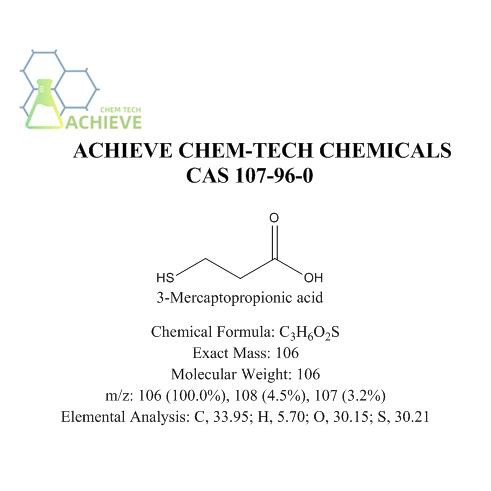 3-merkaptopropionsyre CAS 107-96-0
