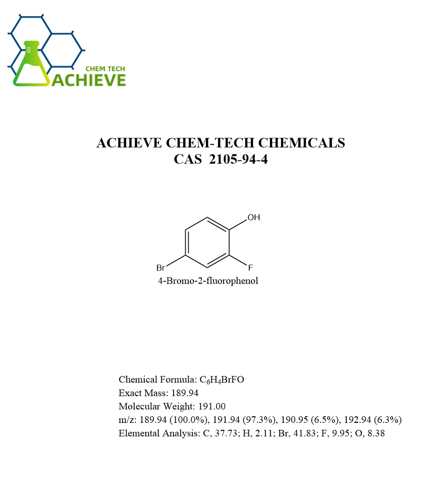 4-Bromo-2-fluorophenol CAS 2105-94-4 | Shaanxi BLOOM Tech Co., Ltd 4-Bromo-2-fluorophenol CAS 2105-94-4 | Shaanxi BLOOM Tech Co., Ltd